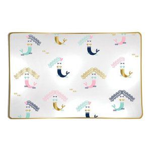 Mermaids Ceramic Trinket Tray 5x7.5 BRAND NEW